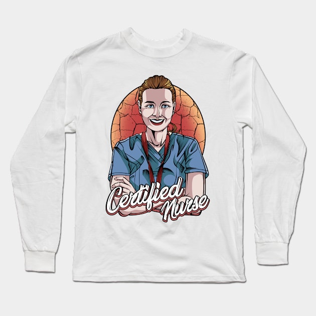 Nurse Long Sleeve T-Shirt by Lumio Gifts